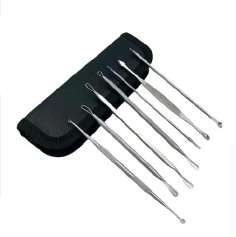 KIT EXTRATOR REMOVEDOR CRAVOS 7 CURETAS